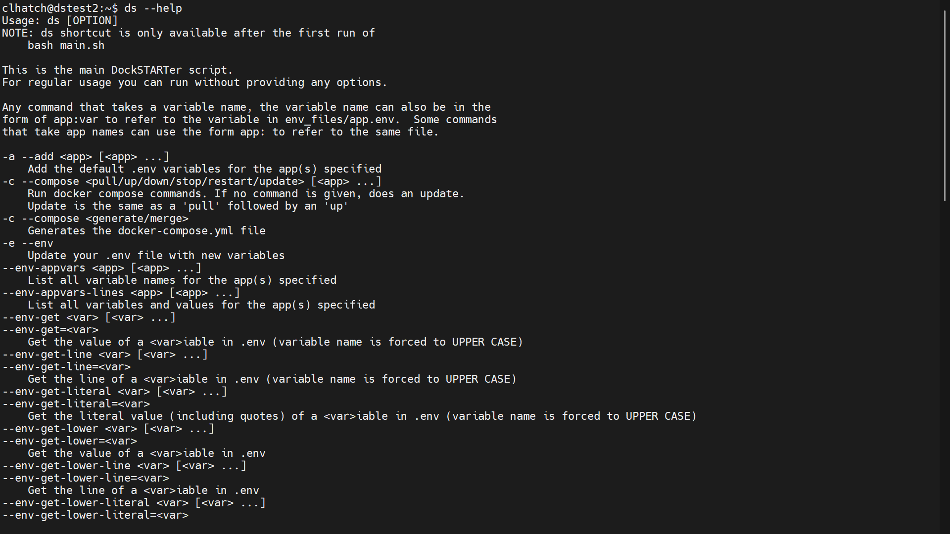 Command Line Interface